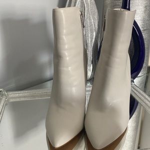 Cream Booties